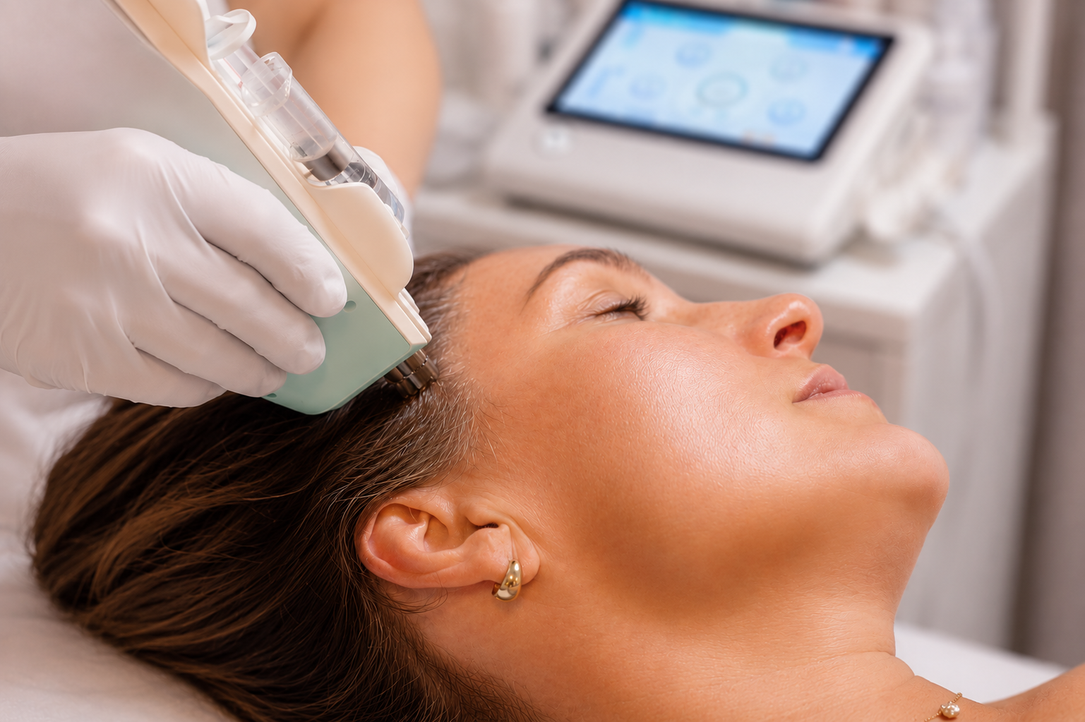 MesoVitae Scalp Care Behandlung an der Kopfhaut